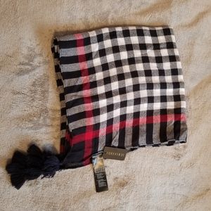 Plaid Scarf NWT